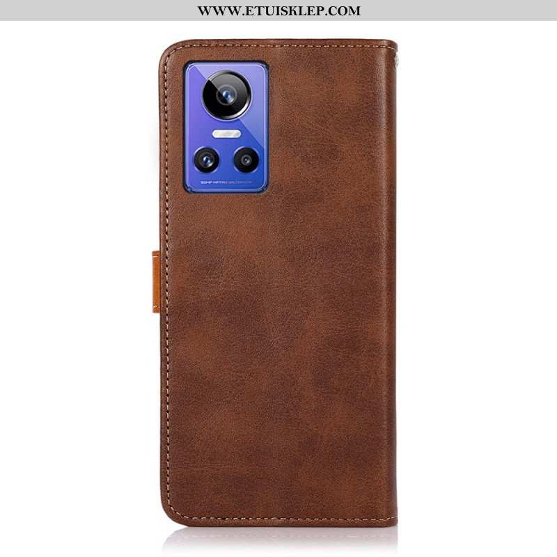 Etui Na Telefon Pokrowce do Realme GT Neo 3 Imitacja Skóry Khazneh